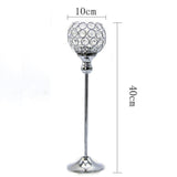 Crystal Tealight Candle Holders Coffee Dining Table