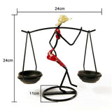 Creative Iron Candle Holder Home Decoration Character