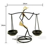 Creative Iron Candle Holder Home Decoration Character