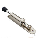 Stainless Steel Telescopic Door Stopper Silver Spring Loaded