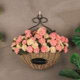 Artificial flowers plants Wall Hanging wall decoration