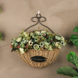 Artificial flowers plants Wall Hanging wall decoration