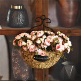 Artificial flowers plants Wall Hanging wall decoration