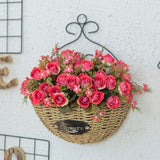Artificial flowers plants Wall Hanging wall decoration