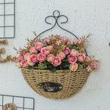 Artificial flowers plants Wall Hanging wall decoration
