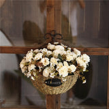 Artificial flowers plants Wall Hanging wall decoration