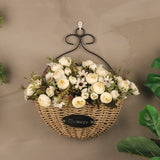 Artificial flowers plants Wall Hanging wall decoration
