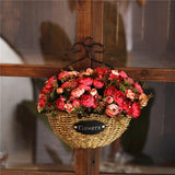 Artificial flowers plants Wall Hanging wall decoration
