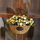 Artificial flowers plants Wall Hanging wall decoration