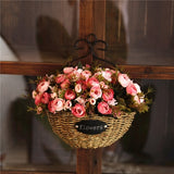 Artificial flowers plants Wall Hanging wall decoration