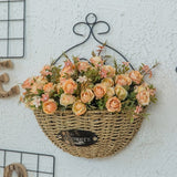 Artificial flowers plants Wall Hanging wall decoration