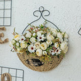 Artificial flowers plants Wall Hanging wall decoration
