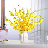 Lifelike Artificial Butterfly Orchid flower Silk Phalaenopsis Wedding