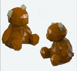 resin abstract cute baby bear figurines home decor