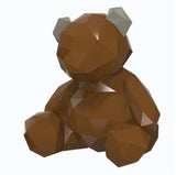 resin abstract cute baby bear figurines home decor