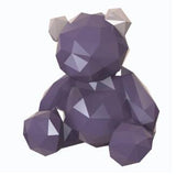 resin abstract cute baby bear figurines home decor