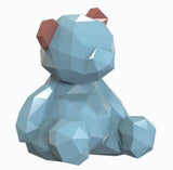 resin abstract cute baby bear figurines home decor