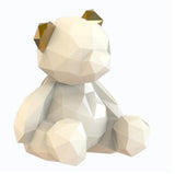 resin abstract cute baby bear figurines home decor