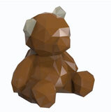 resin abstract cute baby bear figurines home decor