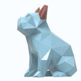 Resin Abstract French Bulldog Dog Figurines Home Decor Crafts Room Decoration