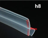 2 Meter/lot Widened F/h shape silicone rubber shower room