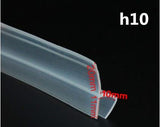 2 Meter/lot Widened F/h shape silicone rubber shower room