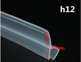2 Meter/lot Widened F/h shape silicone rubber shower room