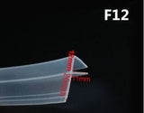 2 Meter/lot Widened F/h shape silicone rubber shower room