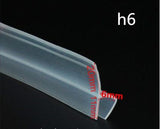 2 Meter/lot Widened F/h shape silicone rubber shower room
